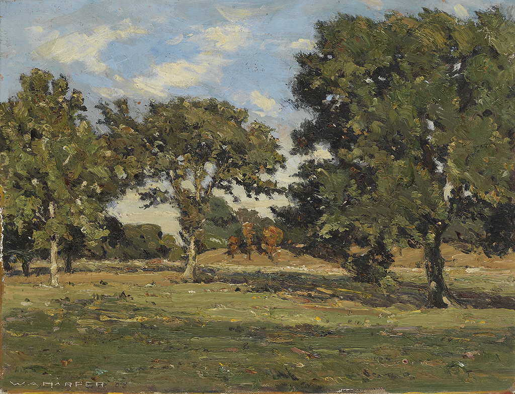 WILLIAM A. HARPER (1873 - 1910) Untitled (French Pasture with Trees).